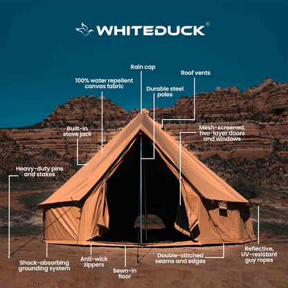 Used - 20' Regatta Bell Tent - Sandstone