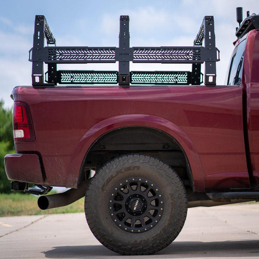 VARIABLE HEIGHT TRUSS BED RACK