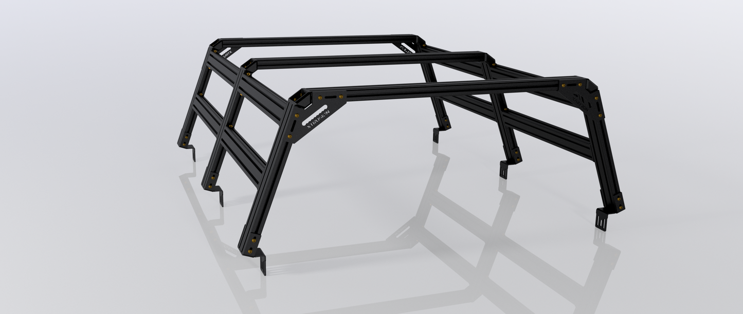 XTR3 Bed Rack for Retrax XR Cover - 2019+ Ford Ranger