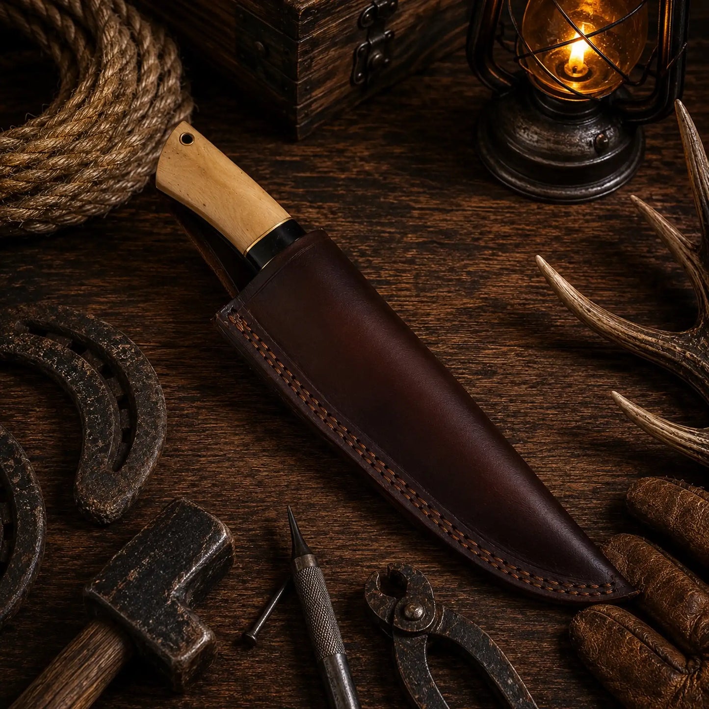 1095 Drop point Acid Wash Carbon Steel Fixed Blade survival Outdoor Camping Hunting Knife