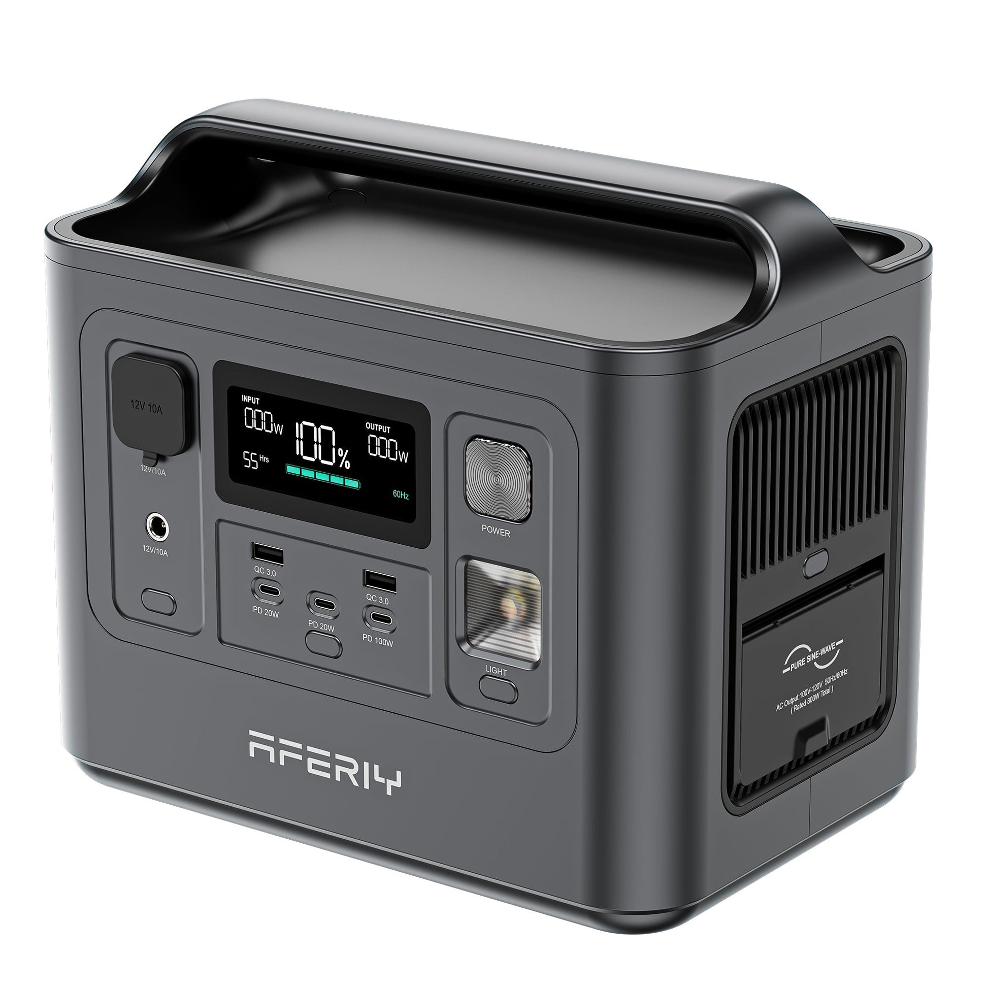 AFERIY Portable Power Stations P010 | Portable Power Station 800W 512Wh | AFERIY