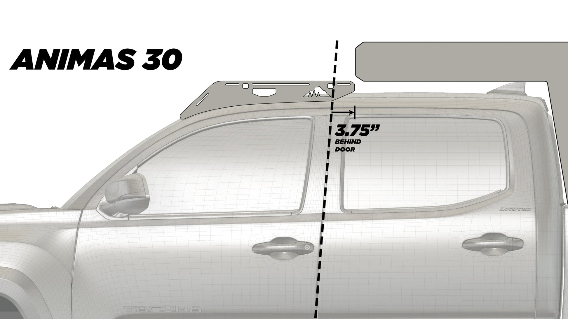 The Animas (2005-2023 Tacoma Camper Roof Rack) - Sherpa Equipment Company