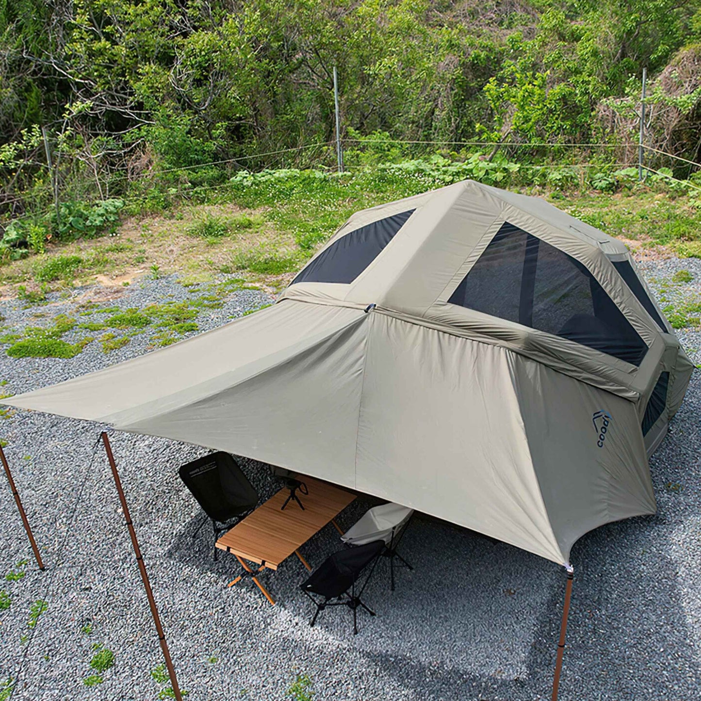 Coody | RBM Bestona Inflatable Tent for 2-4 Person (Forest Green)