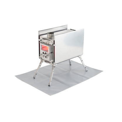 Coody 17.2 | RBM Outdoors (Koala 7) Beige + Stove Caminus M - Inflatable Tents for Camping with Stove