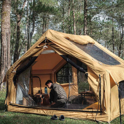 RBM Inflatable tent  Panda Medium Sunny Beige for 1-4 person