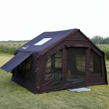 Coody 8 Black - Inflatable Tent House for Camping 1-4 person