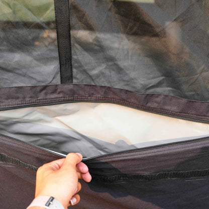 Coody 8 Black - Inflatable Tent House for Camping 1-4 person