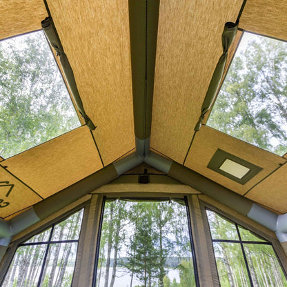 Coody 8 Forest Green - Inflatable Tent House for Camping 1-4 person