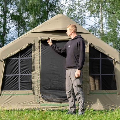 Coody 8 Forest Green - Inflatable Tent House for Camping 1-4 person
