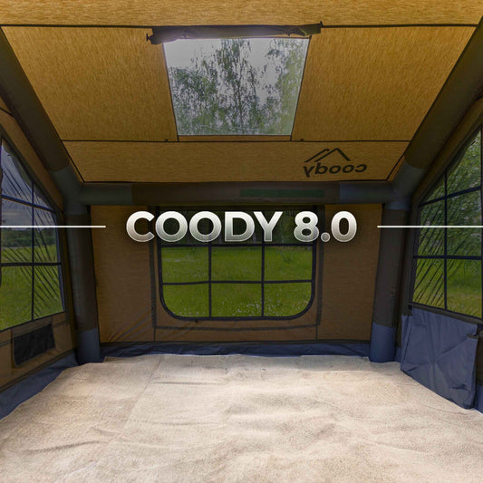 Coody Carpet – Tailored for Coody Familia AirTent 8.0 (Forest Green)