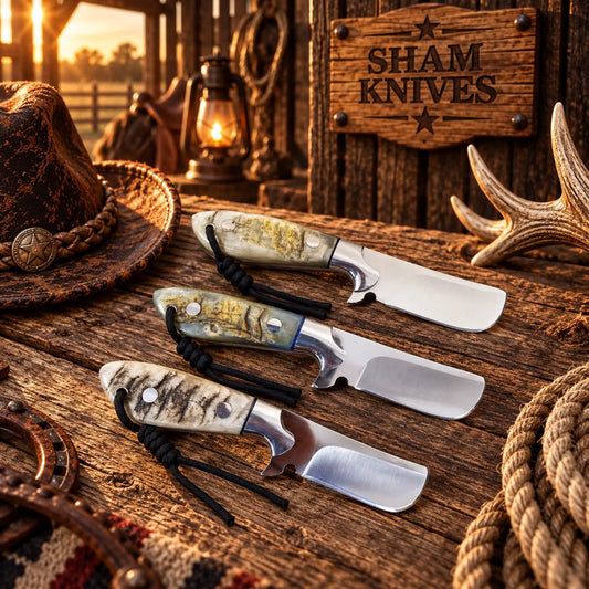 Dakota Rider D2 Field Dressing Bull Cutter Trio – Ram Horn Handles