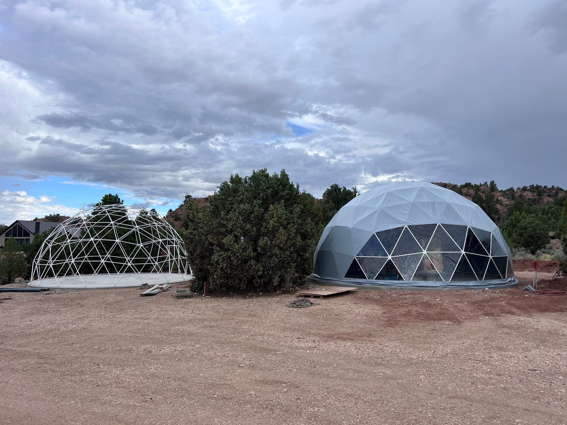 Domespaces geodesic dome DSX Series | Glamping Geodesic Dome | Domespaces