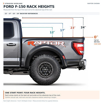 XTR3 Bed Rack for Ford F-150