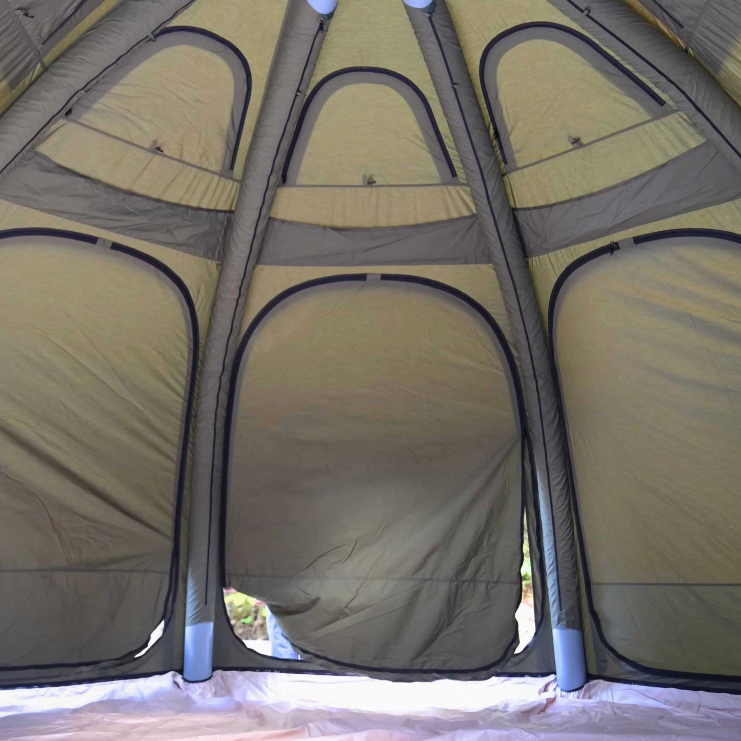 Coody Aurora Dome | RBM Outdoors Inflatable tent Octopus Forest Green for 2-4 person