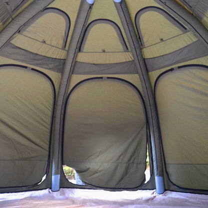 Coody Aurora Dome | RBM Outdoors Inflatable tent Octopus Forest Green for 2-4 person