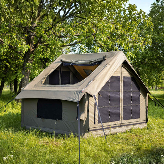 RBM Outdoors Panda Medium Forest Green Inflatable Tent for Camping (1-4 person)
