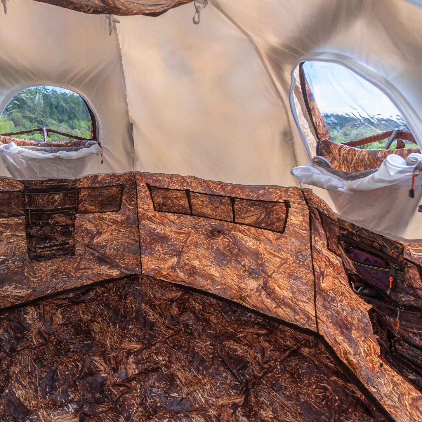 RBM All-Seasons tent  UP-2 mini for 1-3 person + Wood Stove Caminus S + Three-Layer Floor