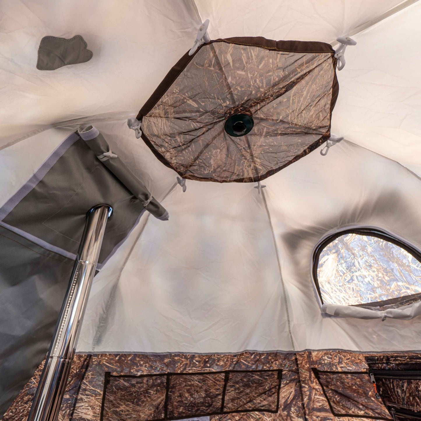 RBM All-Seasons tent  UP-2 mini for 1-3 person + Wood Stove Caminus S + Three-Layer Floor