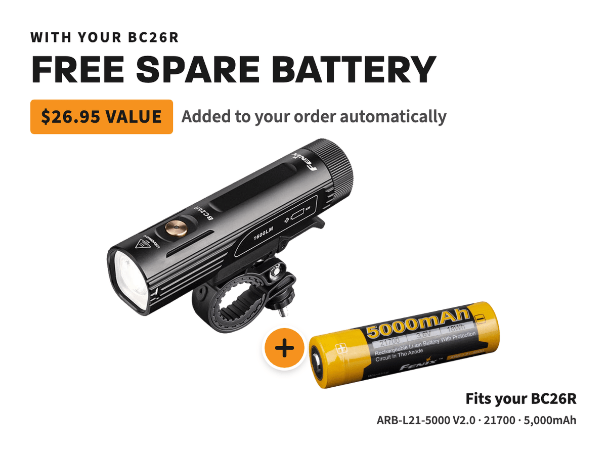 Fenix BC26R LED Bike Light