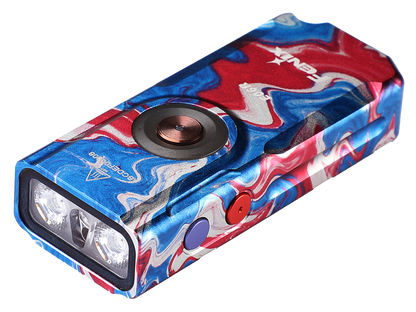 Fenix E06R Keychain Light with White, UV, and Red Laser Lights