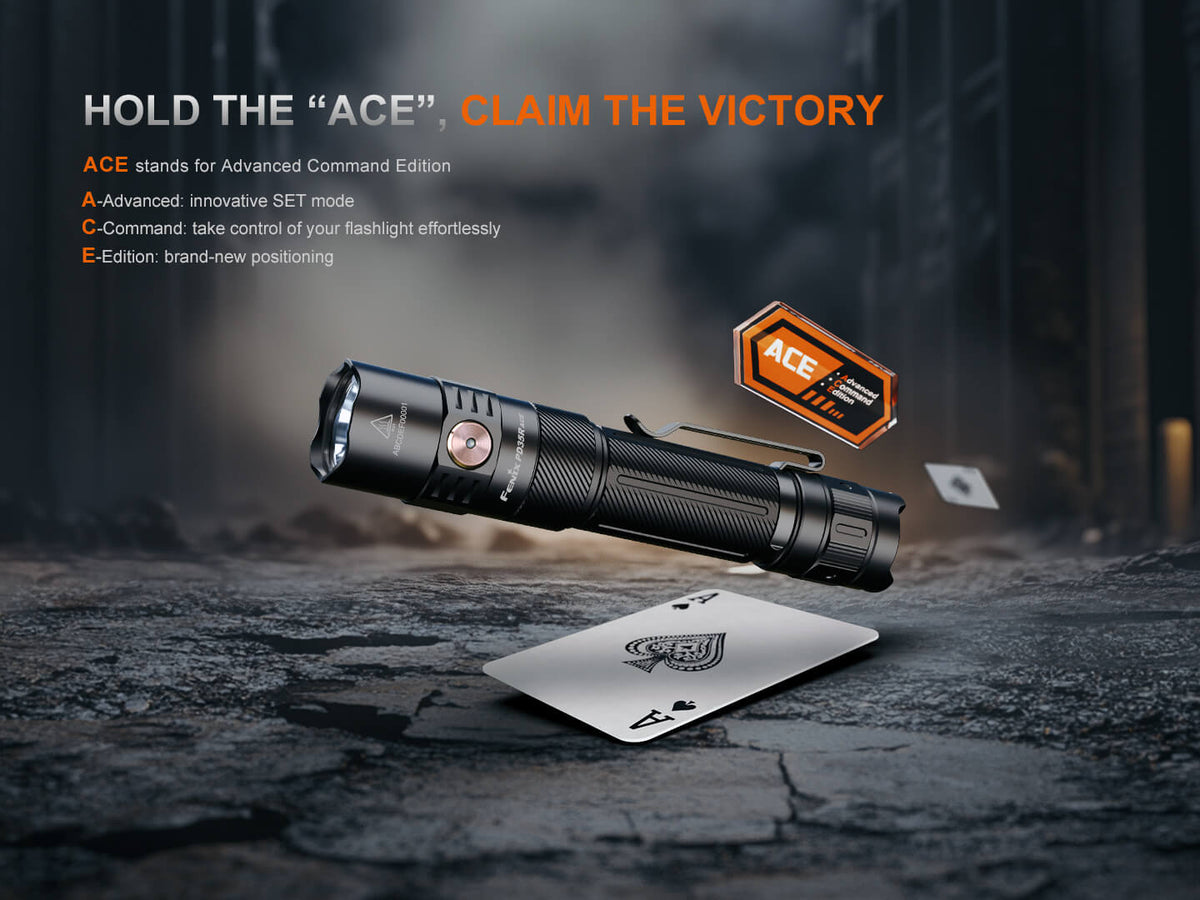 Fenix PD35R ACE Multi-mode Tactical Flashlight + FREE CL01 Mini Lantern