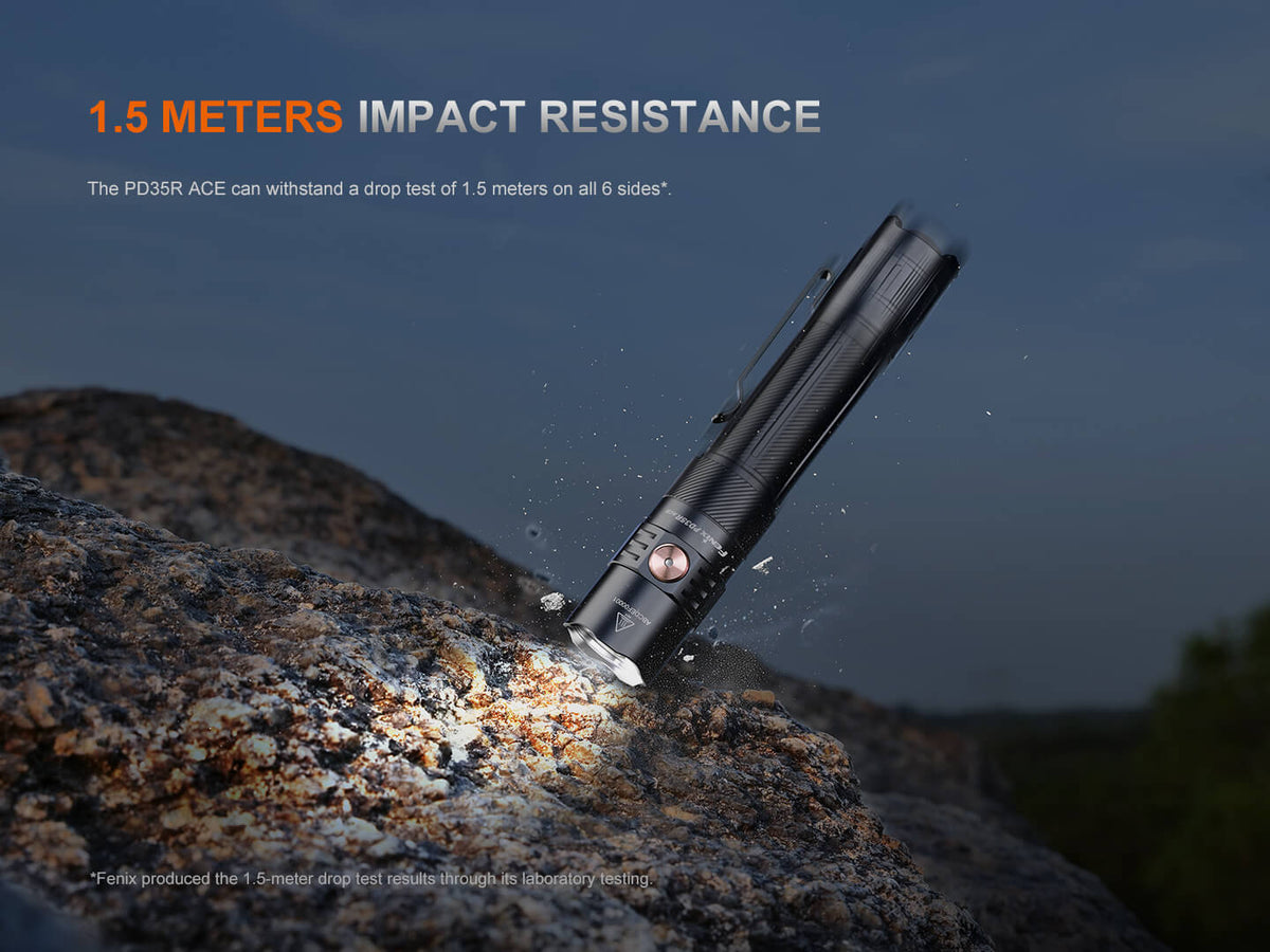 Fenix PD35R ACE Multi-mode Tactical Flashlight + FREE CL01 Mini Lantern