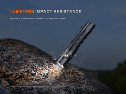 Fenix PD35R ACE Multi-mode Tactical Flashlight + FREE CL01 Mini Lantern