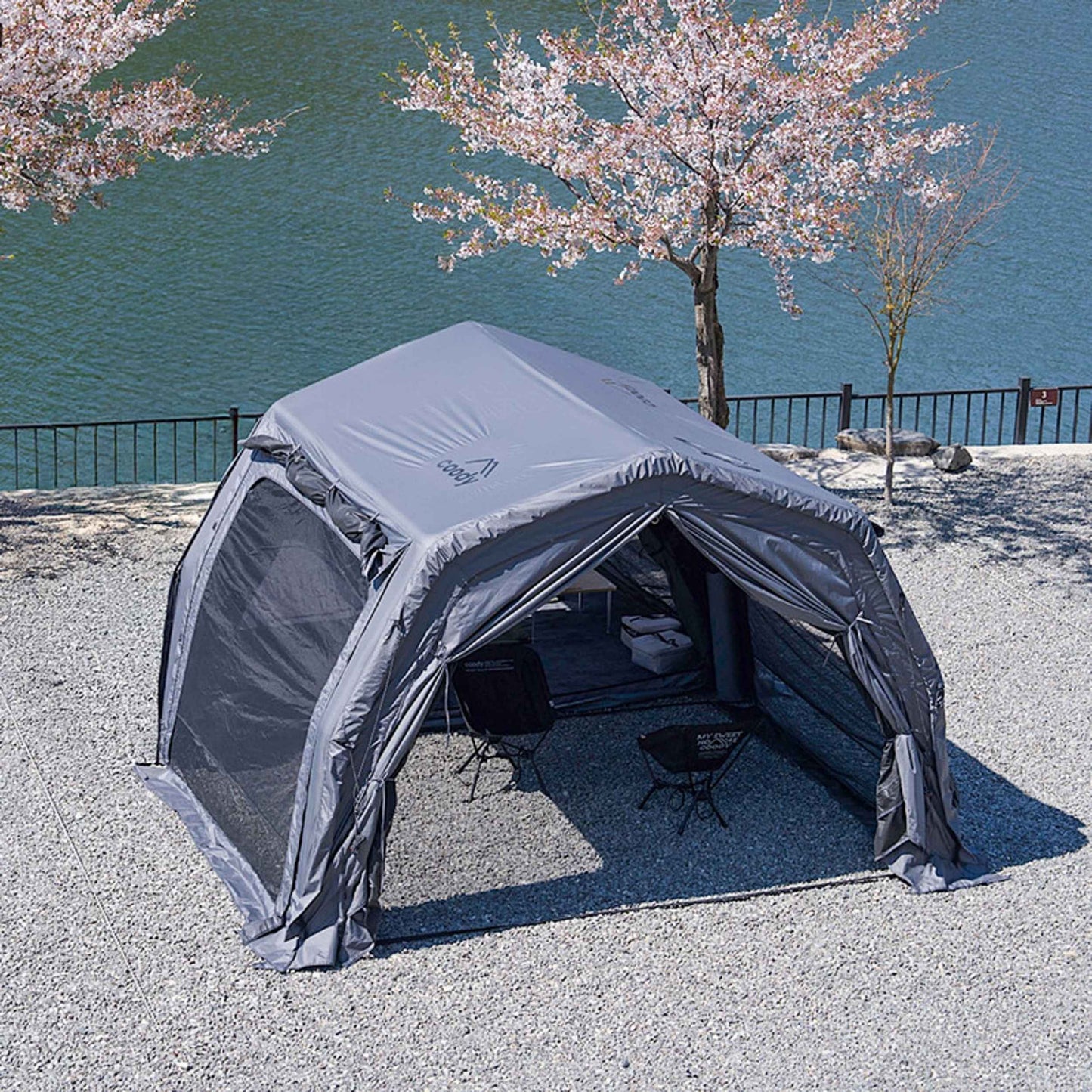 Coody AirTarp Pro Inflatable Canopy for 17.2 Pro, 10.0 Pro & Hub Pro - Gray