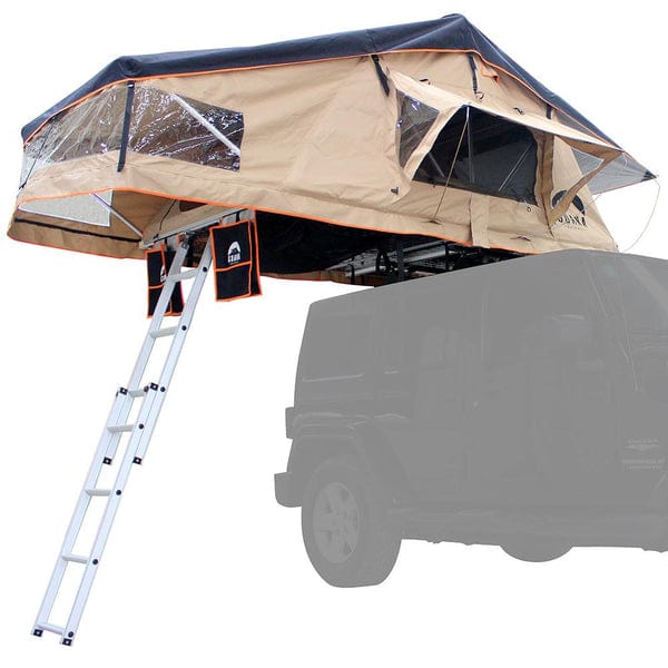 Guana Equipment Rooftop Tent Wanaka 64" 3-4 Person Rooftop Tent w/ XL Annex