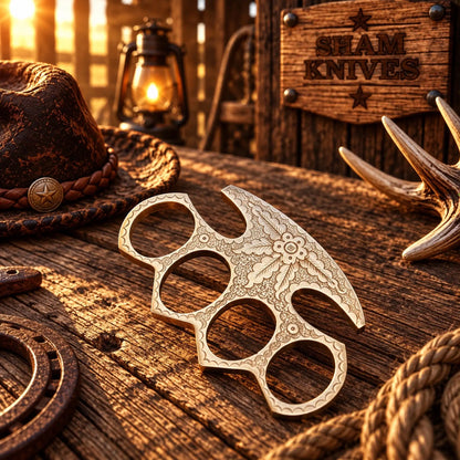 Crown Jewel – Luxury Engraved Brass Knuckle Gift