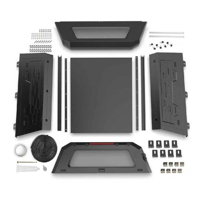 OPENROAD Truck Cap with Full Wing Doors, Extra-Large Storage, and LED Brake Light