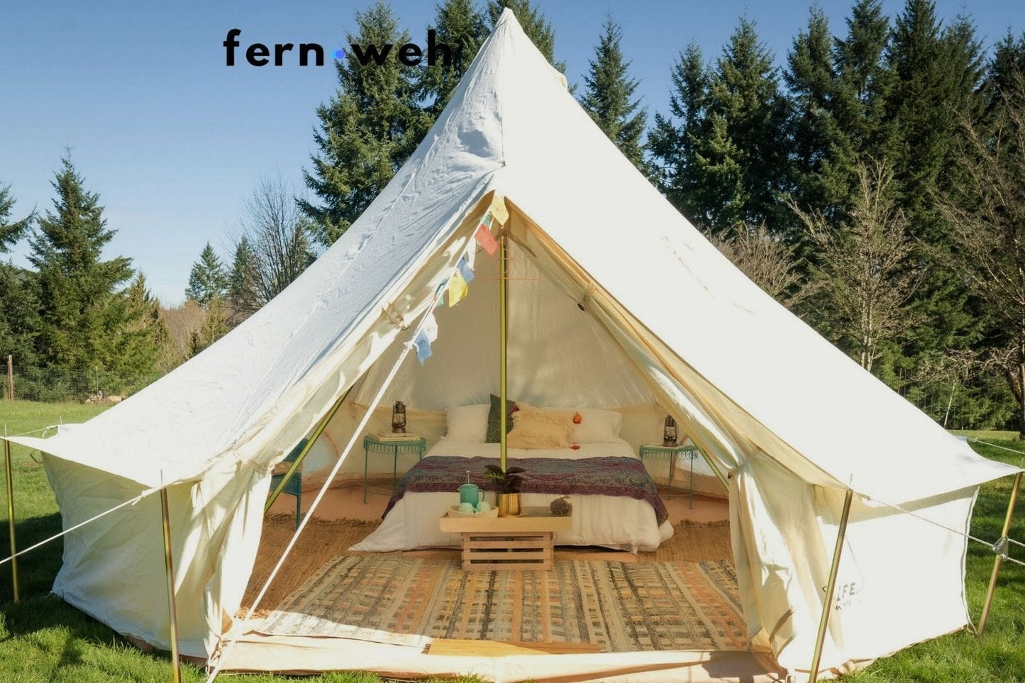 Life inTents Canvas Tent Life inTents Fernweh™ 360 View Canvas Bell Tent 16' (5 Meters)