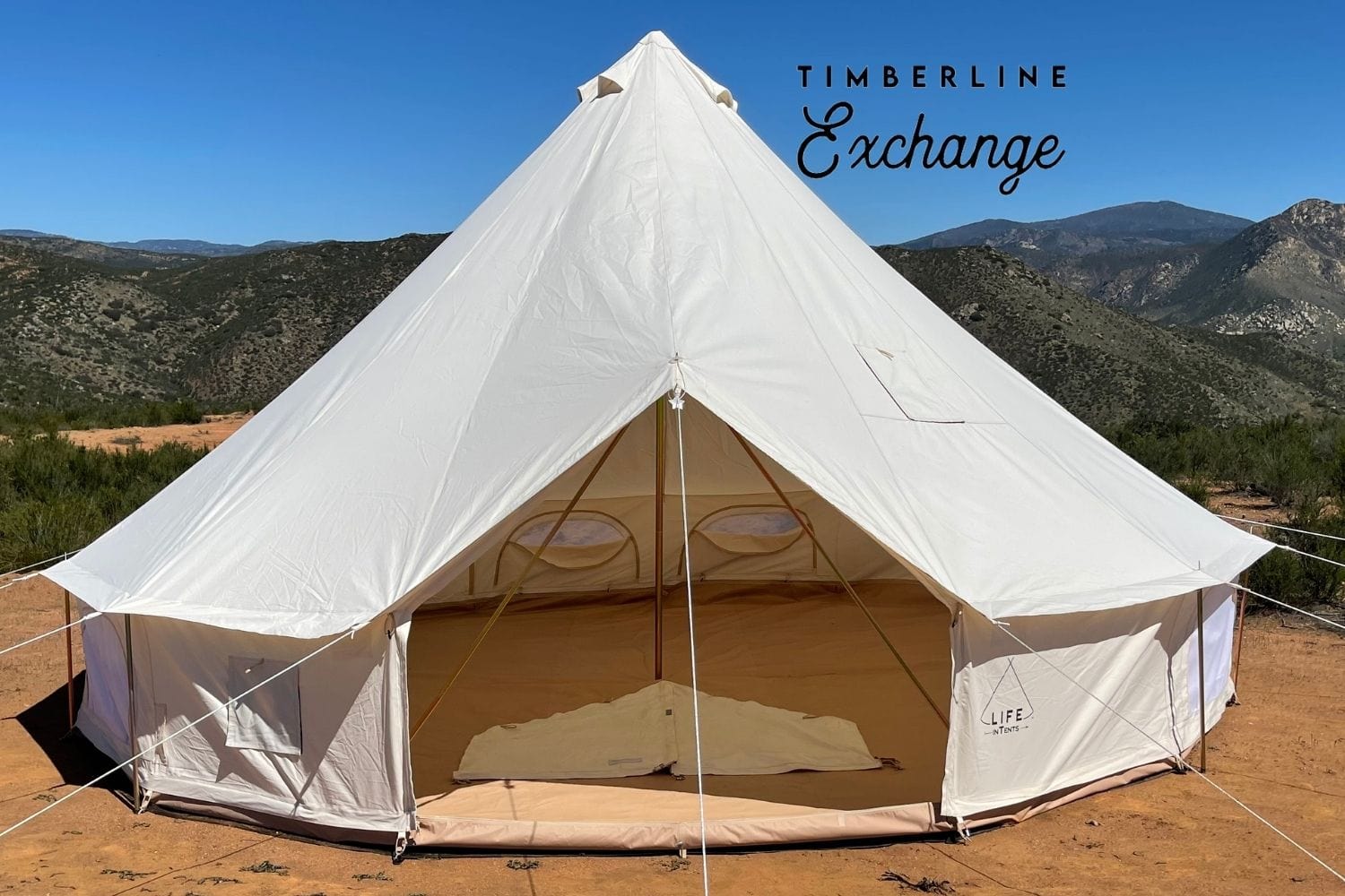 Life inTents Canvas Tent Life inTents Timberline Exchange Canvas Bell Tent 20' (6M)