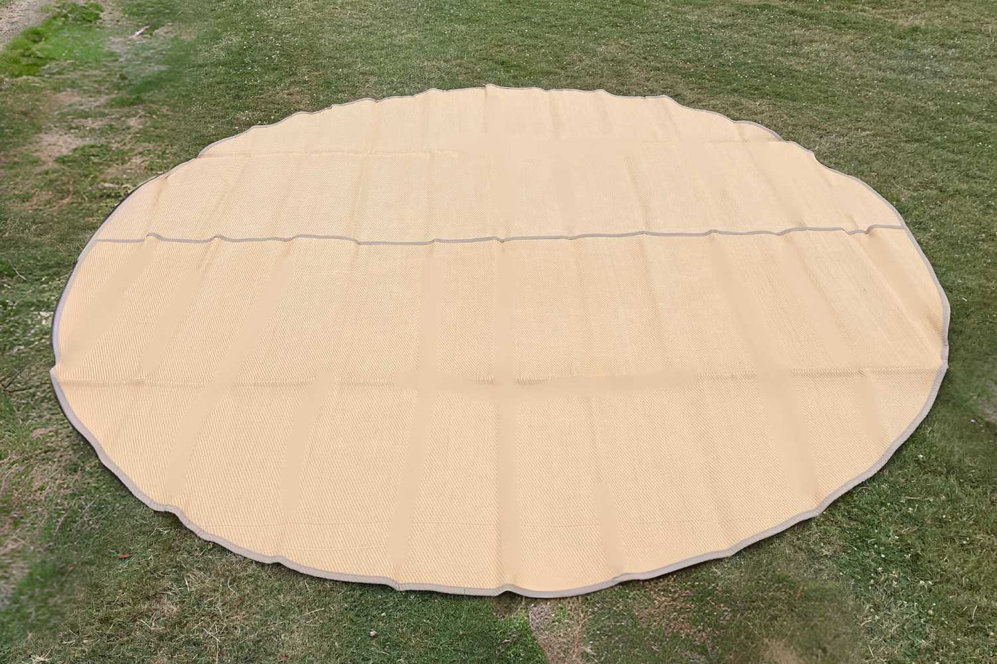 Life inTents Granola Colored Bell Tent Floor Matting Cover Rug