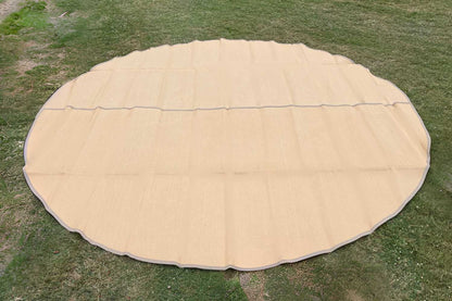 Life inTents Granola Colored Bell Tent Floor Matting Cover Rug