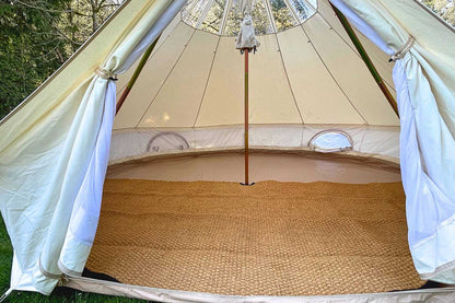 Life inTents Tent Accessories Coir Bell Tent Rug Half-Moon | 13' (4M)