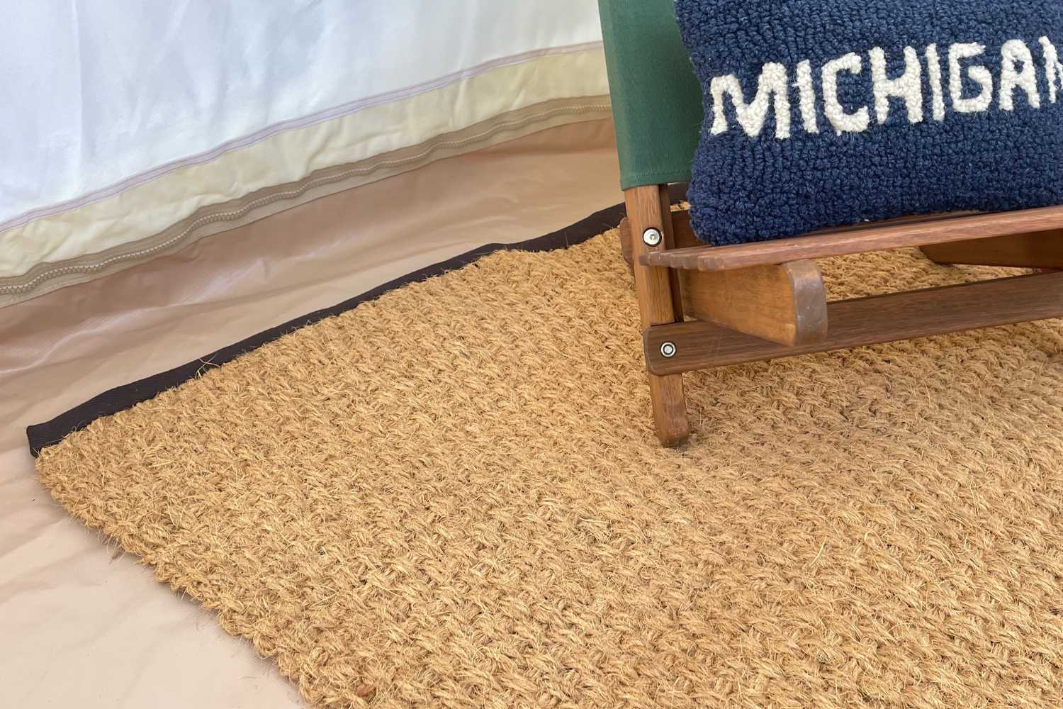 Coir Bell Tent Rug Half-moon
