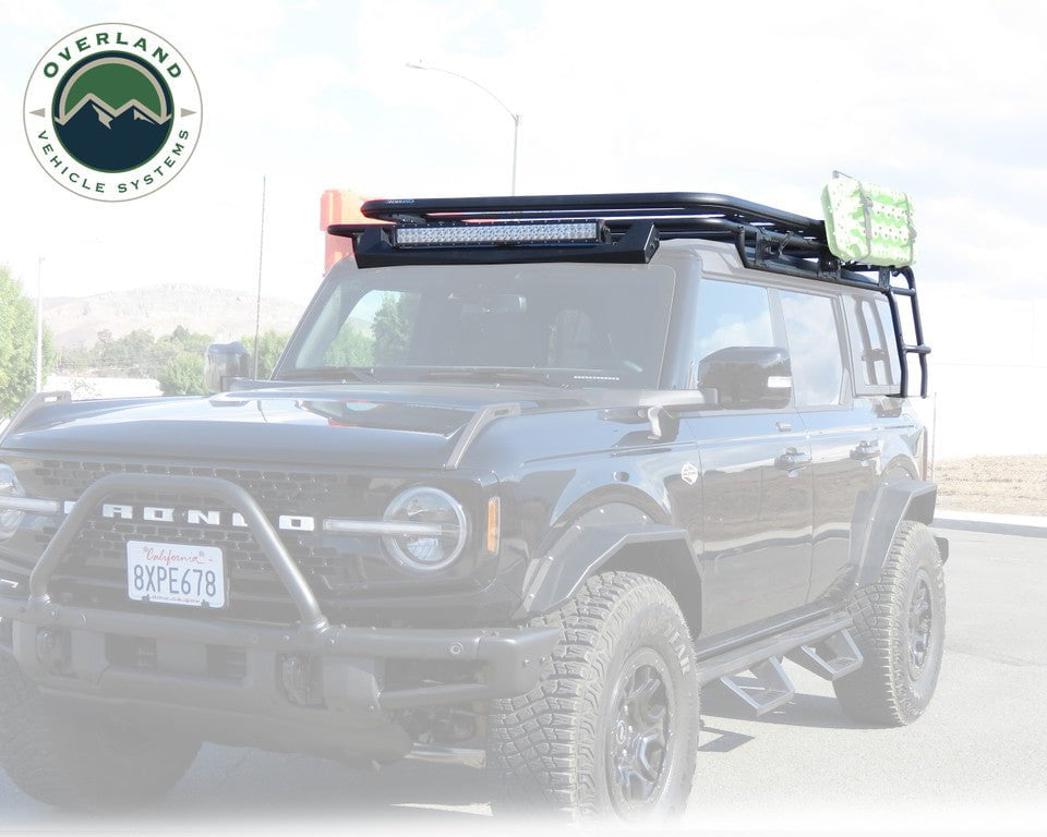 Live More Outside 2021-2023 4-Door Ford Bronco Roof Rack | King 4WD