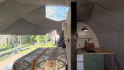 Stargazer Dome | Geodesic Dome | Luna Glamping