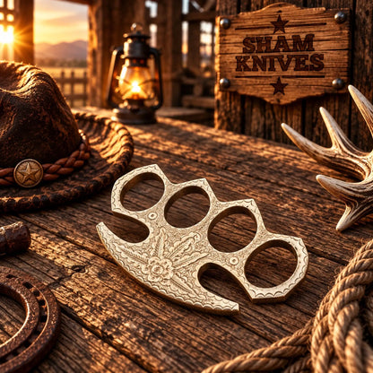 Crown Jewel – Luxury Engraved Brass Knuckle Gift