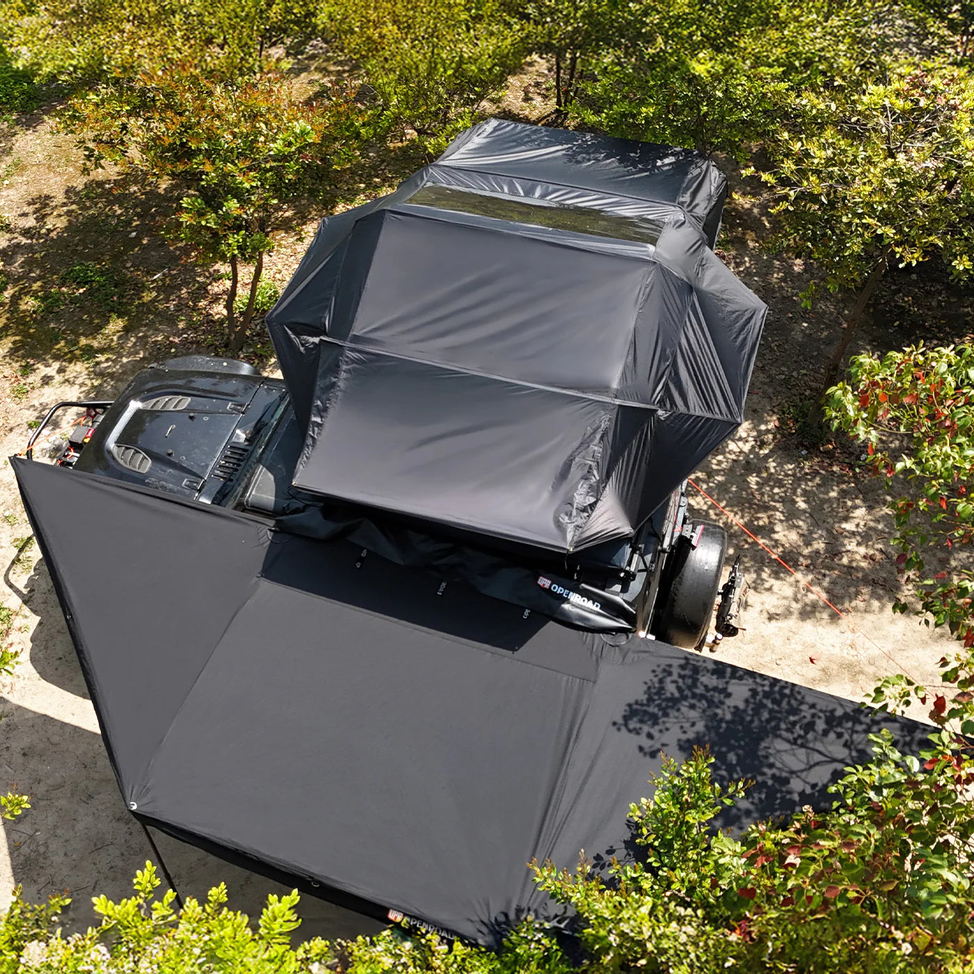 open roof tent Openroad4wd Family 4-Person Quick-Open Roof Tent