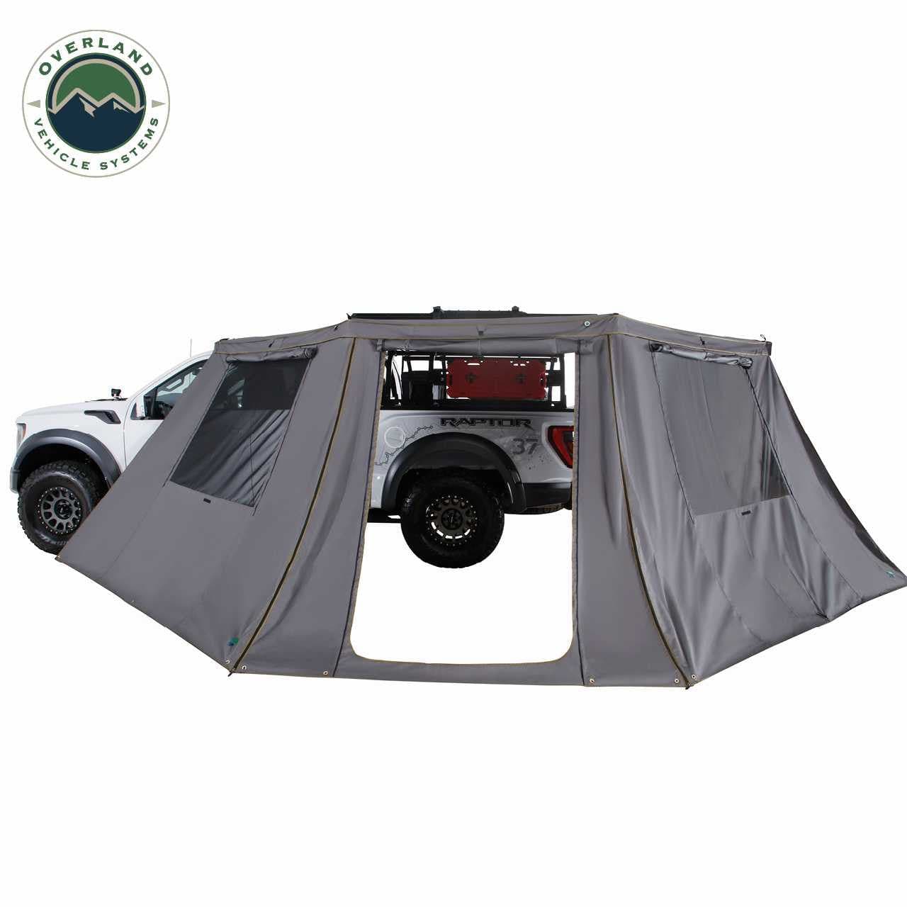 Overland Vehicle Systems 180 / With Wall Kit Nomadic 180 Awning | Overland Vehicle Systems