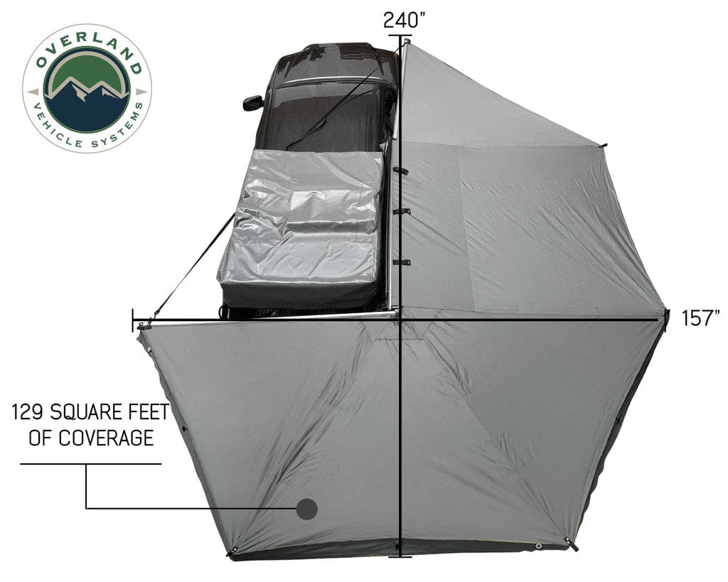 Overland Vehicle Systems 270 / Passenger Side / Without Wall Kit Nomadic Awning 270 from Overland Vehicle Systems