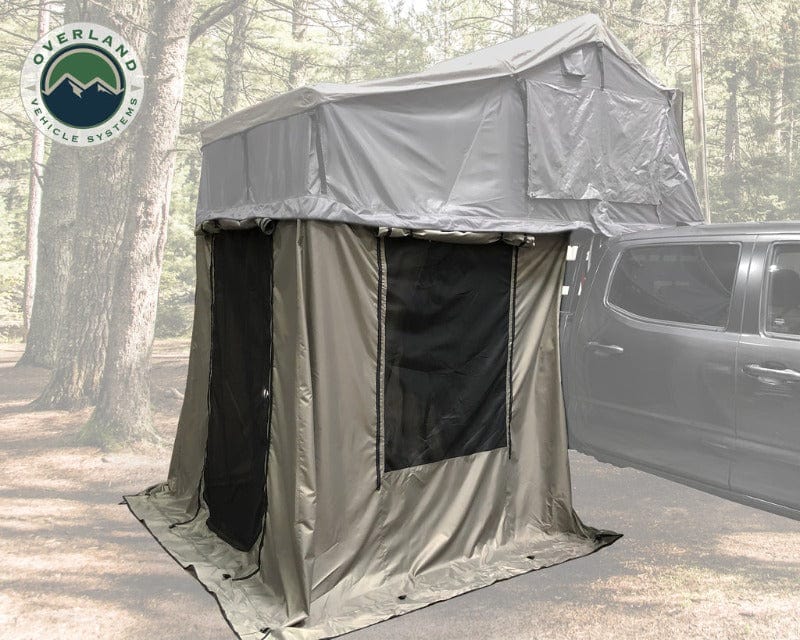 Overland Vehicle Systems Dark Gray / Green / With Annex Overland Vehicle Systems Nomadic Extended Roof Top Tent
