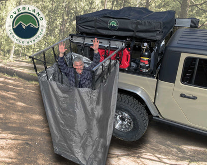Overland Vehicle Systems Mobile Shower Car Side Shower Room | Overland Vehicle Systems