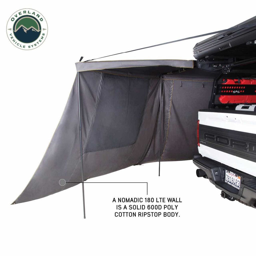 Overland Vehicle Systems Overland Vehicle Systems Nomadic 180 LTE Awning Wall with Windows