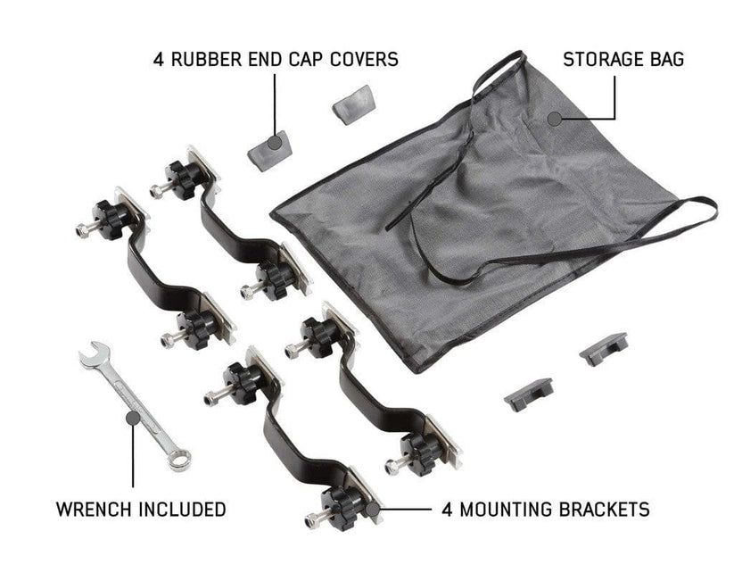 Overlander Rope Bracket Overland Vehicle Systems Roof Top Tent Premium Mounting Bracket Kit ...