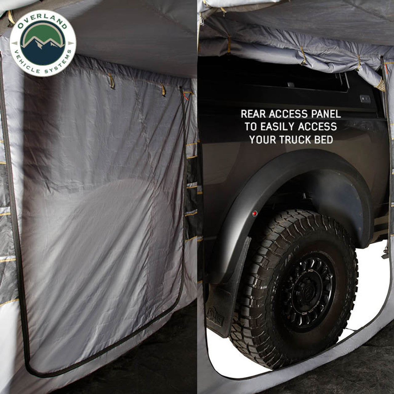 Overland Vehicle Systems HD Nomadic 270/180 Awning Annex Room With Floor