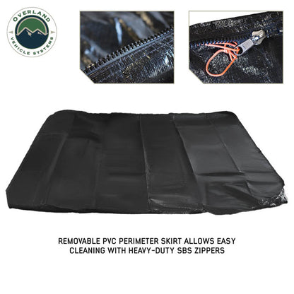 Overland Vehicle Systems HD Nomadic 270/180 Awning Annex Room With Floor