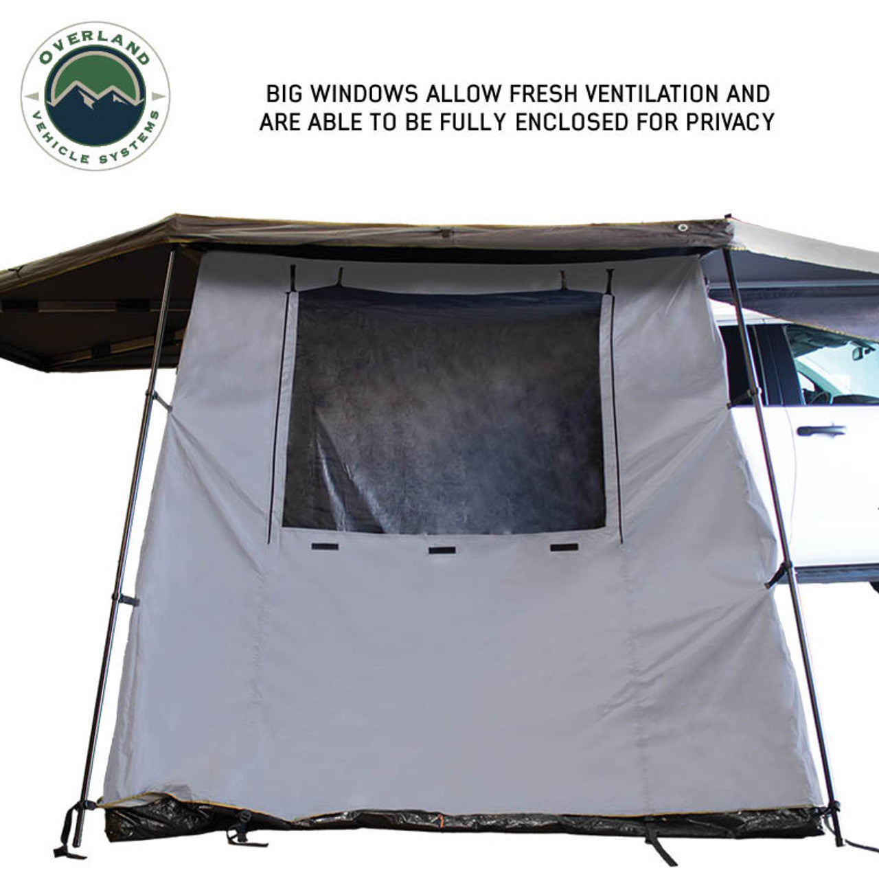 Overland Vehicle Systems HD Nomadic 270/180 Awning Annex Room With Floor